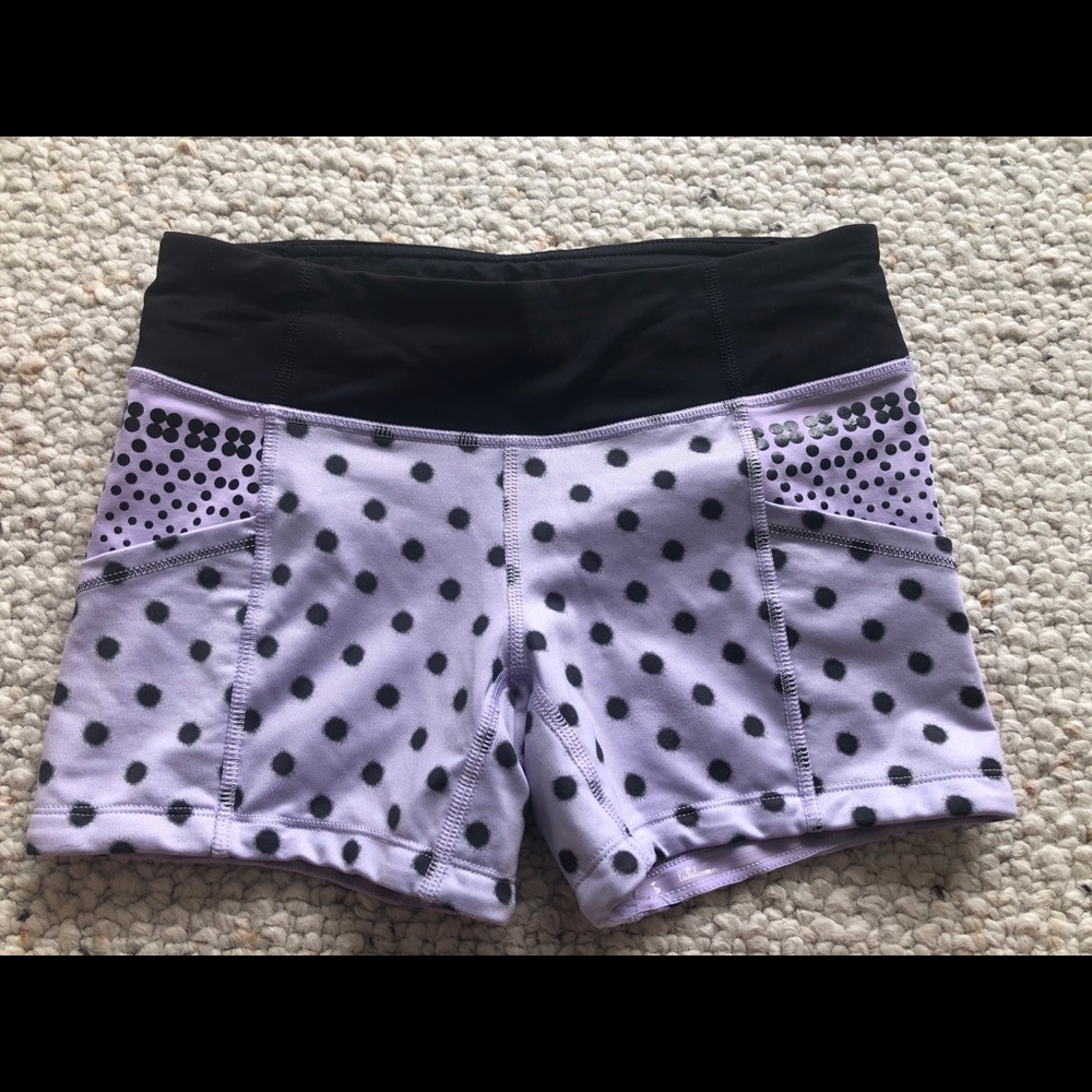 Lululemon athletic spandex shorts